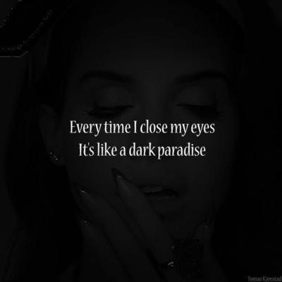 dorisxoxo:  Dark Paradise | via Tumblr on We Heart It - http://weheartit.com/entry/63799943/via/doris_xoxo   Hearted from: http://getmyheart.tumblr.com/post/52289120642