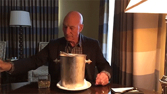 pleasuredom4you:  hotteaandoranges:  Cause, Sir Patrick Stewart.  LOL… Perfect!