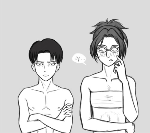 hotitan:  i swear with the way they usually draw levi he’s like 40% balls or something i mean how can you weight 65 at 160 and look so malnourished all the time 
