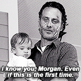 macheteandpython:  Rick Grimes in every episode - First Time Again You really think