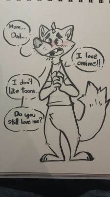 ben-bendraws:Silly doodle of a Toon Wolf