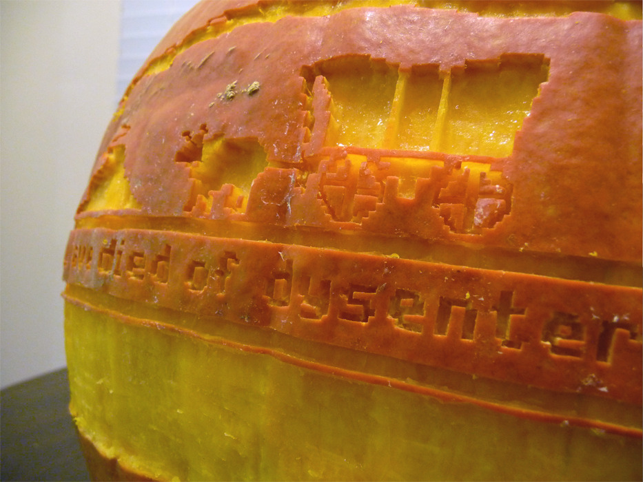 it8bit:  Oregon Trail Pumpkin Created by ceemdee 