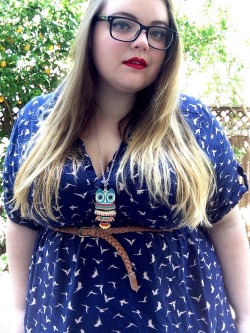 fatgirlfancy:  I like to wear this dress as a reminder that Target used to have a really good plus size clothing section.  It’s a few years old now but I still wear it a lot and it’s one of my favorite dresses.   Target has been a huge disappointment