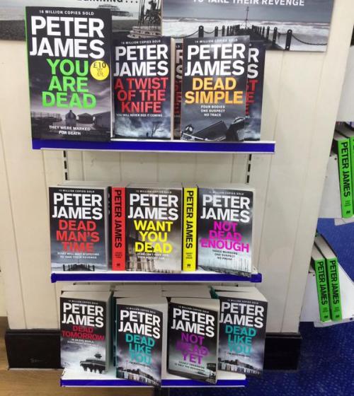 Peter James: An author who is very into death.