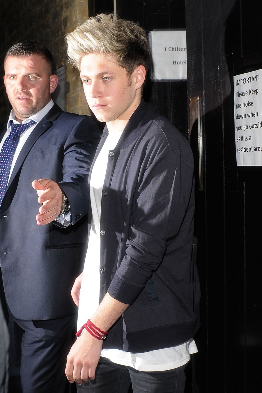 niallhorantheirish:  Niall - 14.05.2014 - Outside the Chiltern Firehouse in London