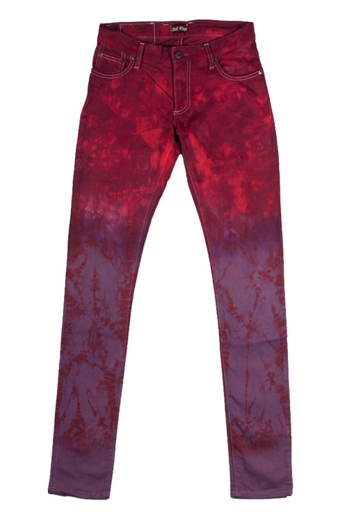 You oughta know about Self Edge custom tie dye jeans