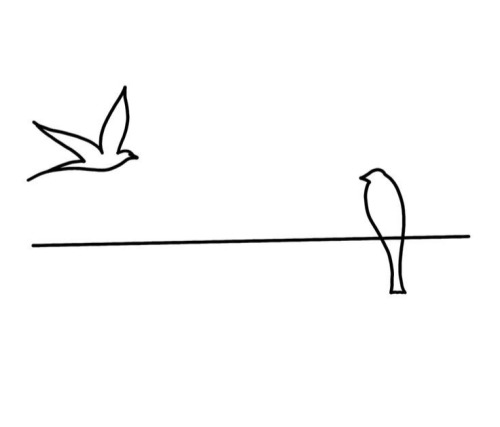 Two Birds On A Wire ~