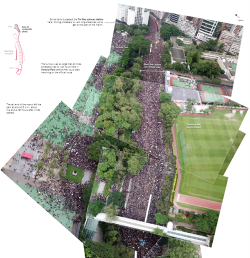  A Bird’s-Eye View of How Protesters Have Flooded Hong Kong StreetsHundreds of thousands of people p