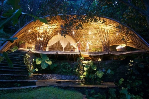 voiceofnature: Bambu Indah sustainable retreat center in Bali.