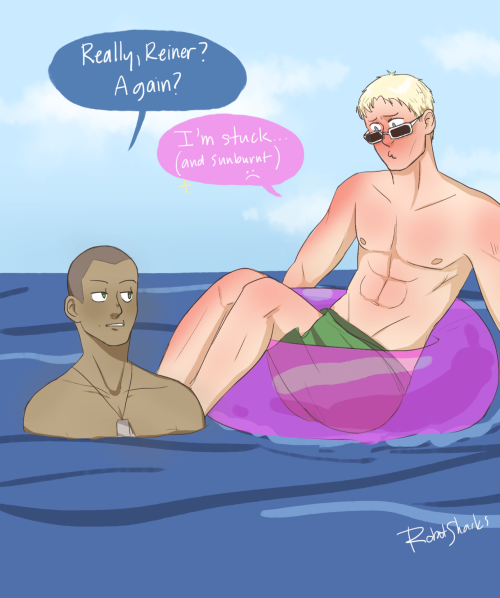 Porn robotsharks:  Summer Au: After many summers photos