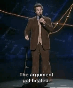 Porn Pics stand-up-comic-gifs:  Are those knives on