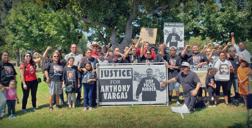 From the rally demanding #Justice4AnthonyVargasEast Los Angeles | Sept 18, 2018”21-year-old Anthony 