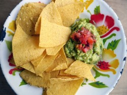 im-horngry:  Vegan Tortilla Chips - As Requested! XTortilla Chips with Guacamole!