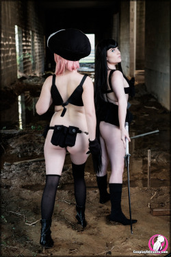 nsfwfoxydenofficial:  My new “Bottomless Brigade” SatsukixNonon duo set just debuted on @cosplaydeviants!!  &lt;3 Make sure to visit cosplaydeviants.com to check it out and give it a fave. Need a membership? I’ve got you covered!!  Use code “Foxy”