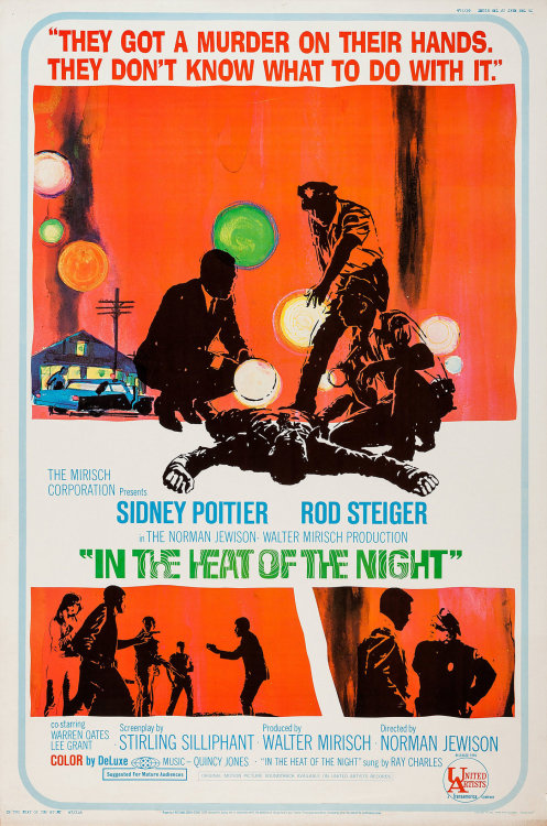 poster by artist Paul Crifo for the film “In The Heat of the Night” (dir. Norman Jewison, 1967)