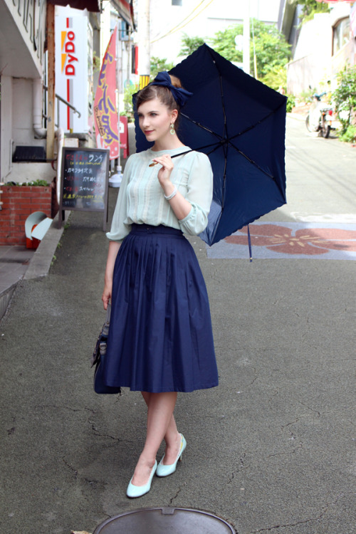 fannyrosie: And another day in NahaTop: Ezra (Boutique 1861)Skirt: F.i.n.t.Bag: Axes FemmeShoes: Lif