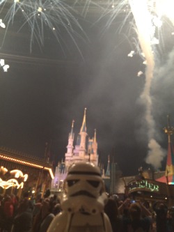 diary-of-a-stormtrooper:  I was caught in a raging battle at this world called Disney!  I was just walking around and all of the sudden they were launching missiles up in the air!!!  They must have great aim (jealous), because for every single shot, a