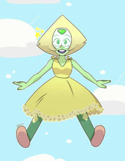 abbymacaroni: Flower girl Peridot. I really loved how she looked in Reunited. 