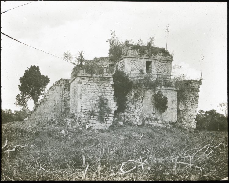 tlatollotl:  The Casa de Monjas at Chichen Itza before restoration, part 2Taken in