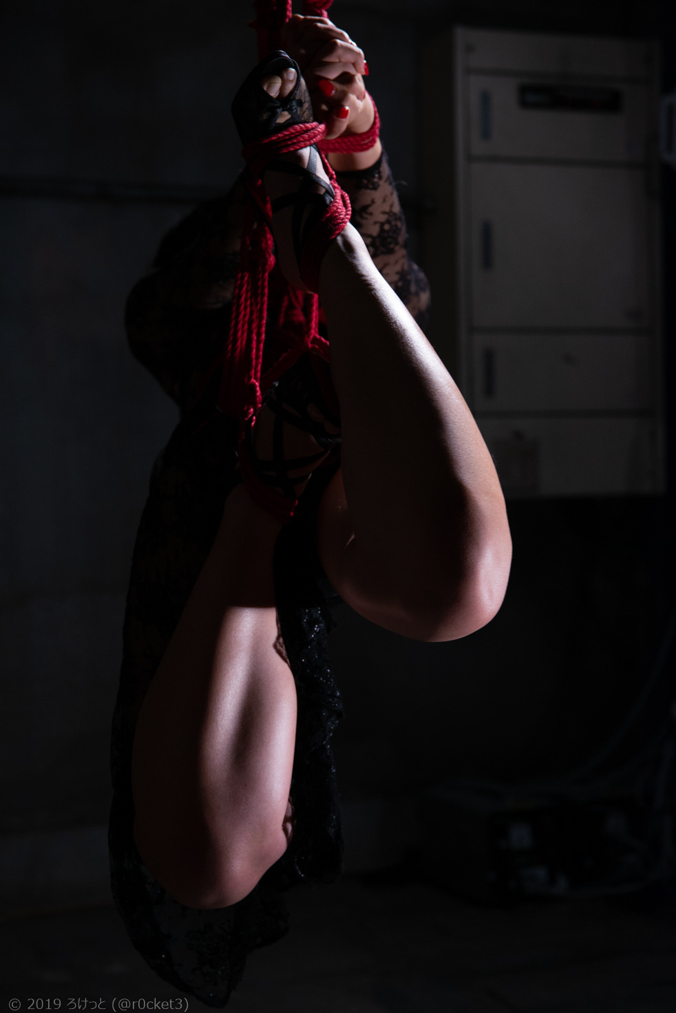 r0cket3: date：2019年1月model  ： ツナマヨさん緊縛師：Hajime Kinokoさん