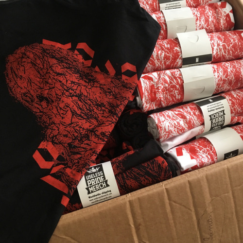 Just received @thearmedixi merch, printed on high-quality @continentalclothing t-shirts by @uselessp