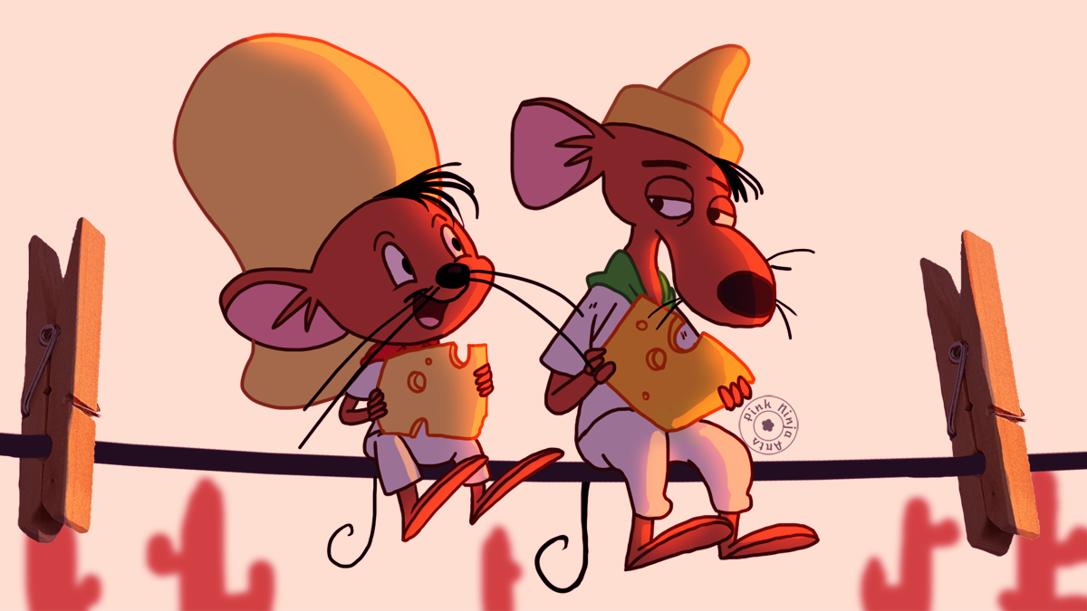 Mexican Boarders Speedy Gonzales and Slowpoke Rodriguez Animation