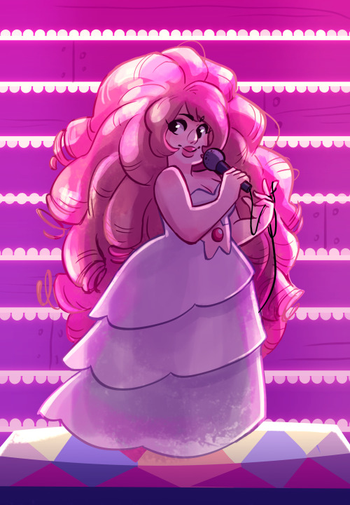 madidrawsthings:  “What can I do for you?”I was just taking a break from work to make a Rose sticker and it got a little out of hand with me reusing that background from earlier like a dirty cheat