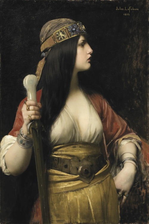 artsurroundings:“Judith”, 1892 Jules Joseph Lefebvre