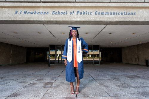 productofthe6:She believed she could, so she did!2015 Syracuse University Graduates