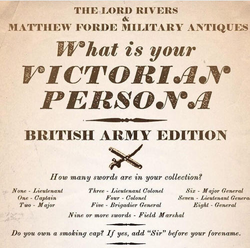 morby: theoldsmelly: victoriansword: Victorian Persona Generator: British Army Officer Edition From 