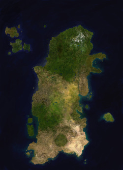 wow-images:  Satellite view of Kalimdor
