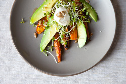 food52:  The flavors of bold citrus and spices will keep you guessing — not bad for a Monday. Read More: Dinner Tonight: Carrot Avocado Salad Citrus Couscous on Food52