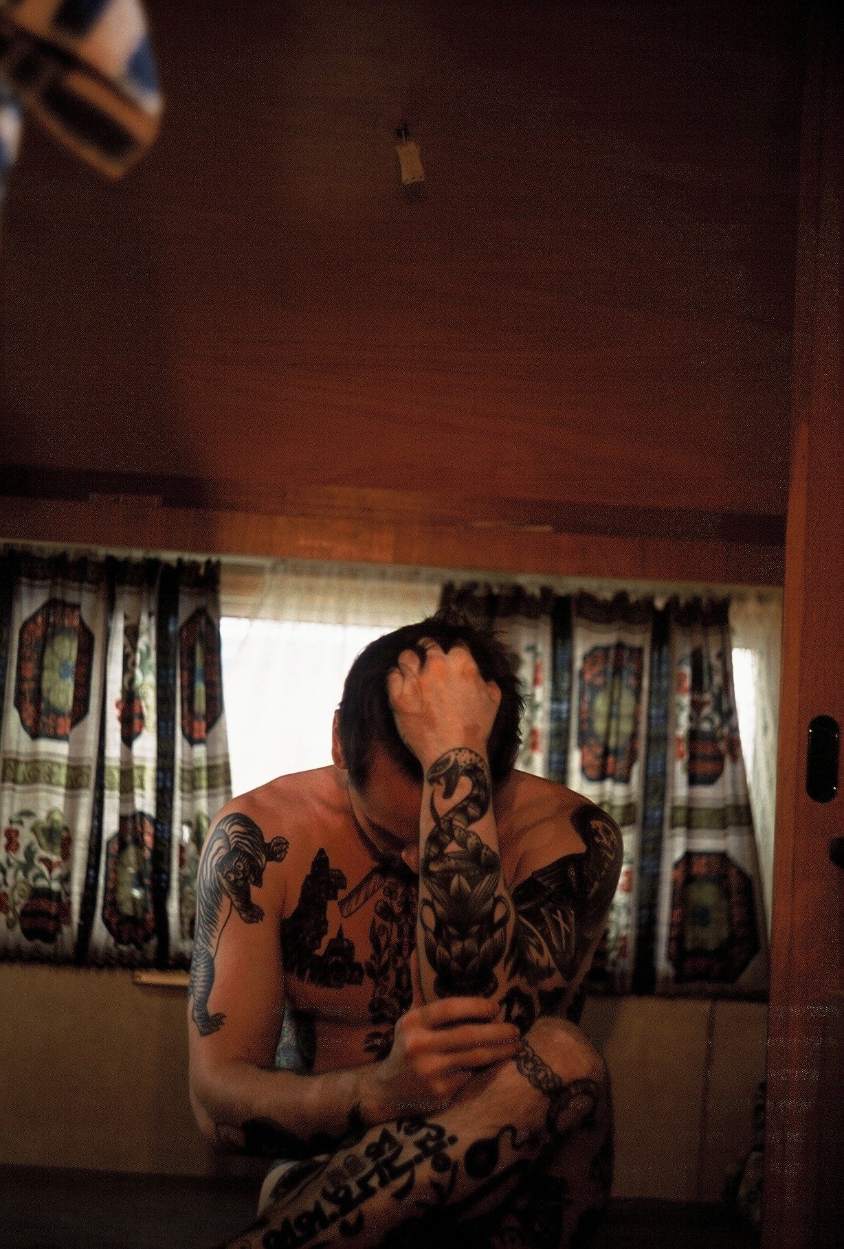 tigerandpilgrim:  Caravan self portrait 1.