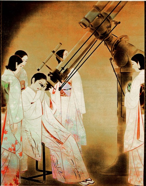 ota chou, women watching stars