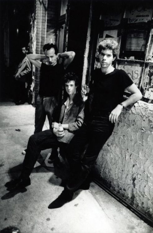 theunderestimator-2: CBGB tales: Klaus Nomi, Jim Jarmusch (photo no.1) & Christopher Parker (pho