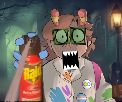 I Always Forget To Post My Art Here. Anyway, Have A Shitpost Of @chewiibunny 's OC Clunk Wormwood.
