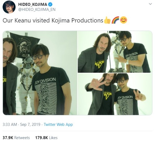 Are Keanu Reeves and Hideo Kojima teaming up? - Dexerto