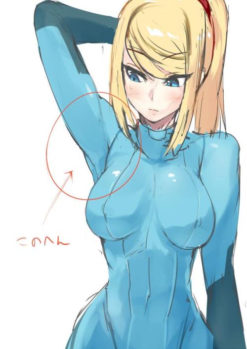 2004zilla: Samus Aran by Ario Can we all just agree Ario draws the best Samus ever  <3 <3 <3