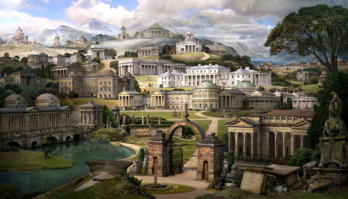 Emily Allchurch (click to enlarge)1. Ghost Towers (after Piranesi)2. Babel Britain (after Verhaecht)