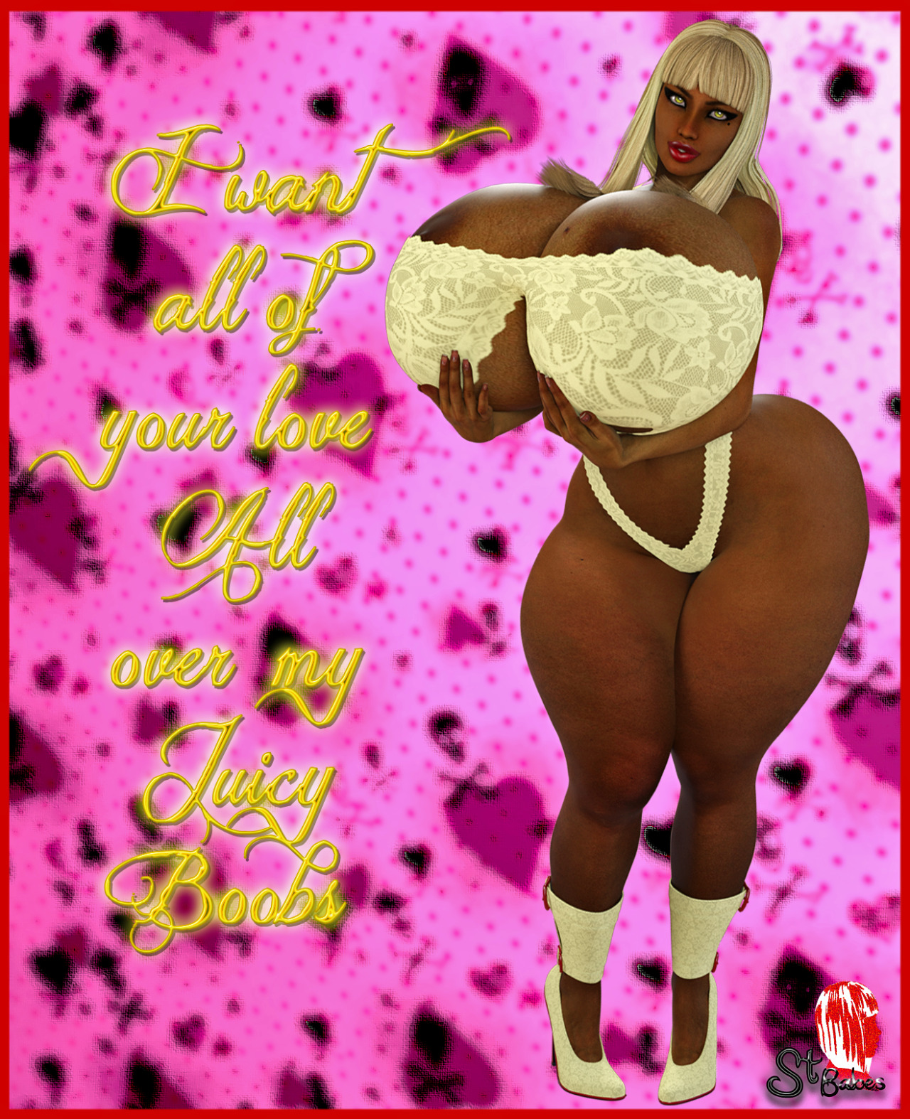 Happy valentines day The is the whole Valentines set.I had a fun time doing these