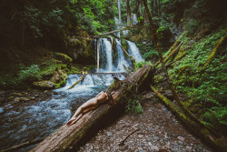 corwinprescott:    “Into the Wild”Gifford Pinchot National Forest, Wa 2016Corwin Prescott - Robin Mae - Full series on Patreon   