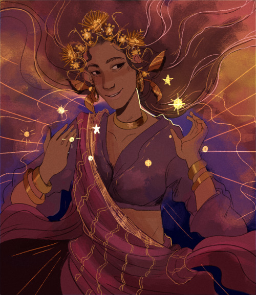 littlestpersimmon:Tala, ancient Philippine goddess, the morning and evening star, and protector of t