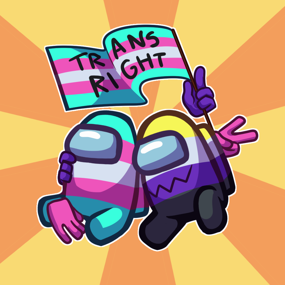 🏳️‍🌈Your local alien dude🏳️‍⚧️ — Among Us Trans Discord Server!