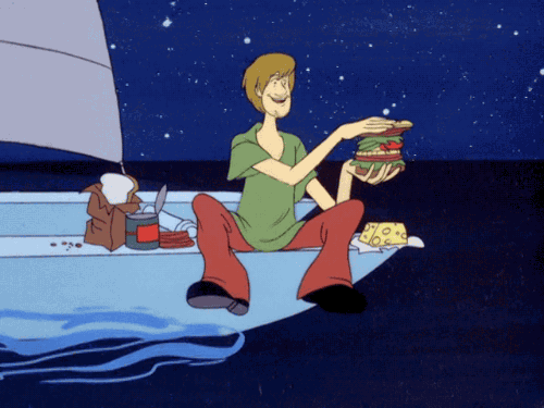 Scooby Doo’s Shaggy makes himself a snackanimatedNorville “Shaggy” Rogers is a character creat