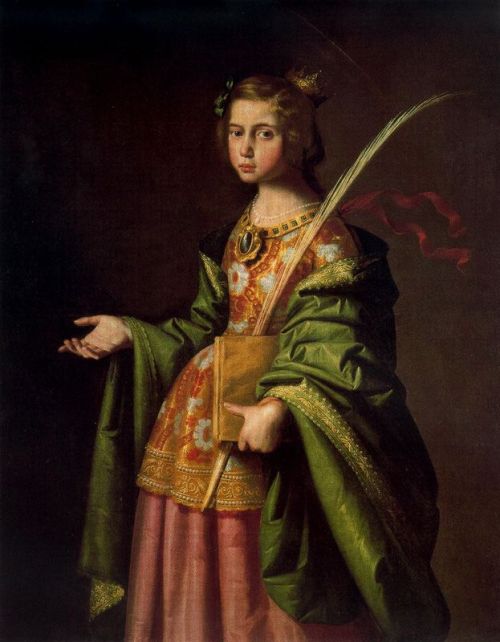 Saint Isabel of Thuringia by Francisco de Zurbaran,1636