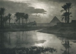 magictransistor:  Ernest R. Ashton. Evening near the Pyramids. 1898.