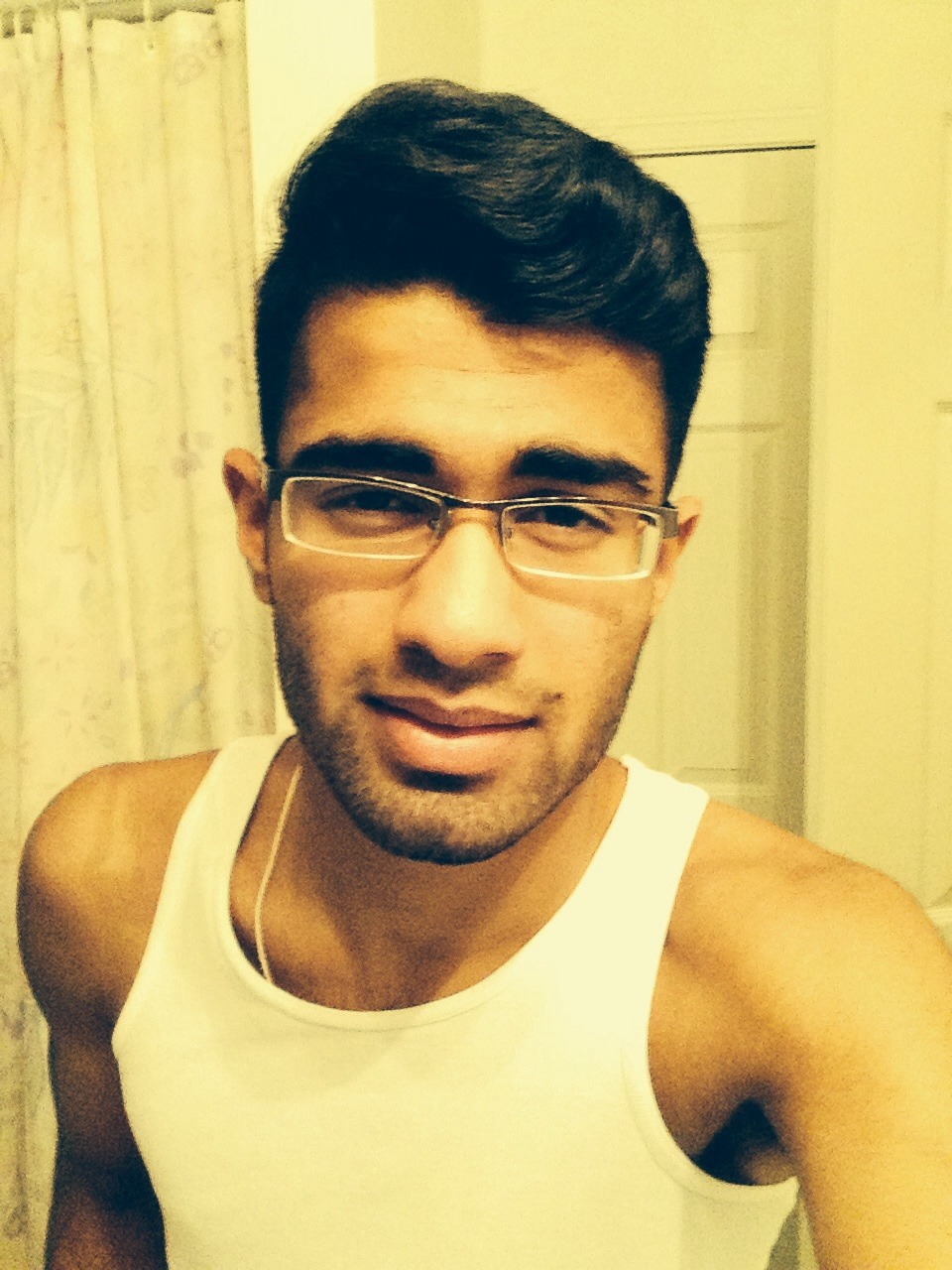 apurvalman:  No glasses vs. glasses. 