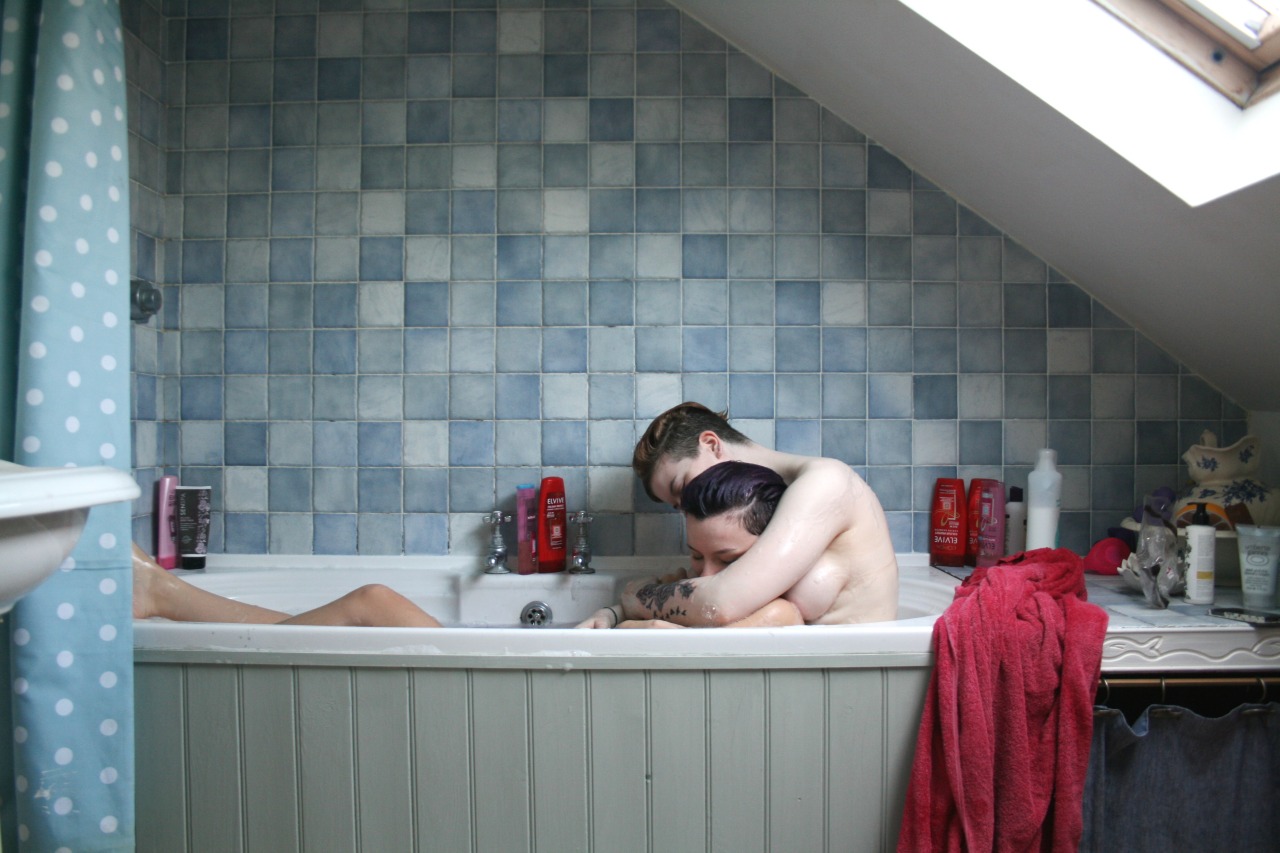 lilith-not-eve:We spent so long in the bath, just playing with the bubbles and singing,