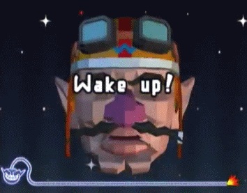 suppermariobroth:“Rude Awakening” microgame from WarioWare: Smooth Moves.