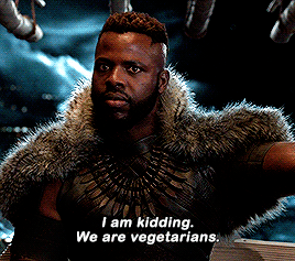 andthwip: M'baku being like That™ a hundred percent of the time.
